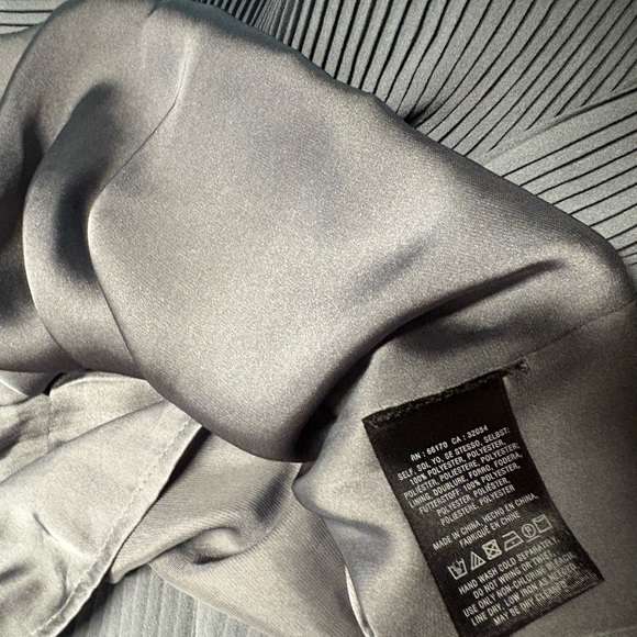 Anthropologie Leifsdottir Capella Micro Pleated Skirt icy gray women’s size 4 - Picture 6 of 7